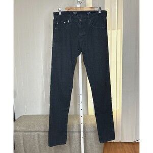 AG Adriano Goldschmied Tellis Pants Modern Slim Black Color Textured Stripes 31